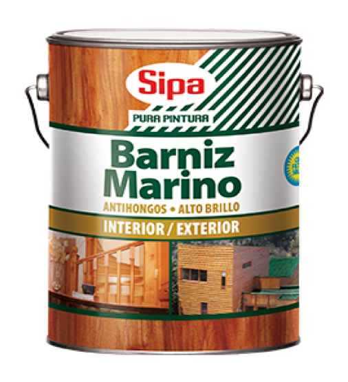 Barniz Marino Base Agua Ultra Caoba Galon